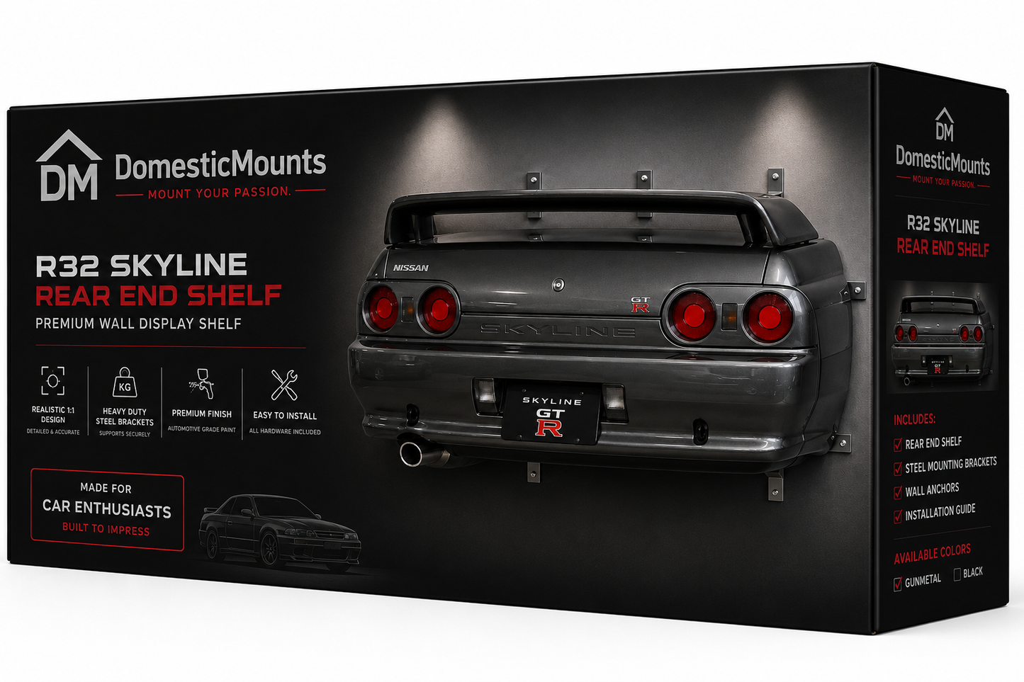 R32 Skyline Rear End Shelf
